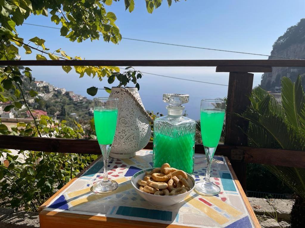 La Villa Di Enzo Casa Vacanze Con Vista Mare อามาลฟี ภายนอก รูปภาพ